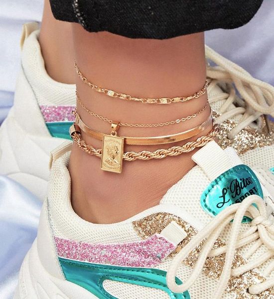 european and american fashion jewelry fashion ins style exaggerated anklet female exaggerated multi-layer chain set r5ca#, Red;blue
european and american fashion jewelry fashion ins style exaggerated anklet female exaggerated multi-layer chain set r5ca#, Red;blue