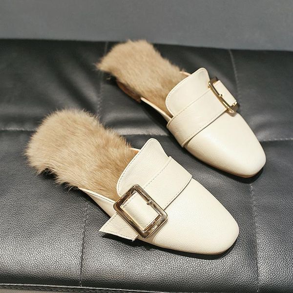 slippers 2021 fashion women close toe flat heels buckle decor ladies shoes spring autumn outside plush insole slides, Black
slippers 2021 fashion women close toe flat heels buckle decor ladies shoes spring autumn outside plush insole slides, Black