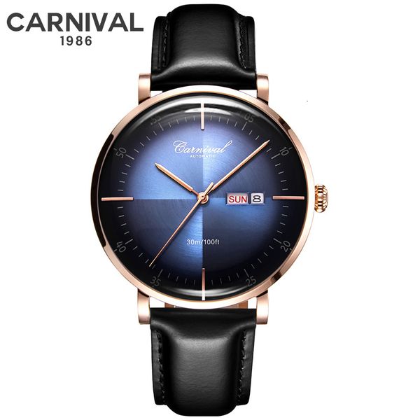 original carnaval fashion automatic clock men mechanical clocks waterproof sapphire alendar leather band montre homme, Slivery;brown
original carnaval fashion automatic clock men mechanical clocks waterproof sapphire alendar leather band montre homme, Slivery;brown