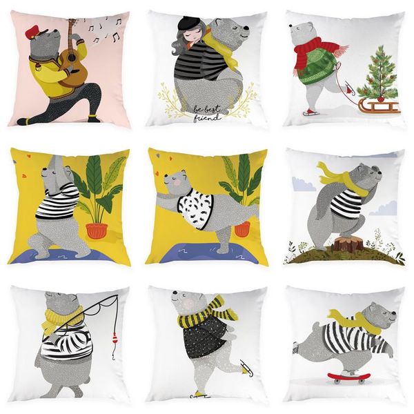 cushion/decorative pillow cartoon animal cushion cover soft sofa office covers peach skin cute bear pattern decorative pillowcase home decor
cushion/decorative pillow cartoon animal cushion cover soft sofa office covers peach skin cute bear pattern decorative pillowcase home decor