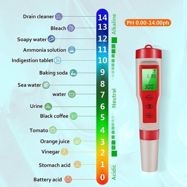 meters yieryi 4 in 1 ph/tds/ec/temperature meter digital water quality monitor tester for pools, drinking water, aquariums
meters yieryi 4 in 1 ph/tds/ec/temperature meter digital water quality monitor tester for pools, drinking water, aquariums
