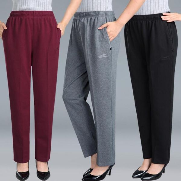 women's pants & capris spring autumn pure cotton middle-aged women trousers sweatpants mother high waist casual straight pantalon femme, Black;white
women's pants & capris spring autumn pure cotton middle-aged women trousers sweatpants mother high waist casual straight pantalon femme, Black;white