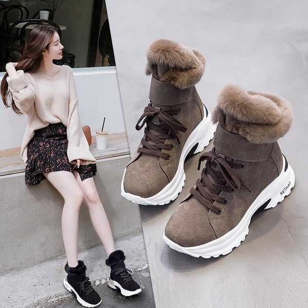 boots platform women ankle snow boot wedges height increasing shoes winter spring casual fashion turned-over hair, Black
boots platform women ankle snow boot wedges height increasing shoes winter spring casual fashion turned-over hair, Black