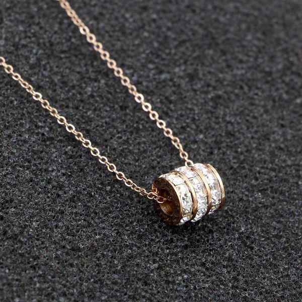 pendant necklaces classic full rhinestone necklace titanium steel rose gold color women ,wholesales price, Silver
pendant necklaces classic full rhinestone necklace titanium steel rose gold color women ,wholesales price, Silver