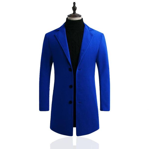 men's wool & blends zacoo men slim single-breasted woolen trench coat solid color v-neck lapel middle long overcoat, Black
men's wool & blends zacoo men slim single-breasted woolen trench coat solid color v-neck lapel middle long overcoat, Black