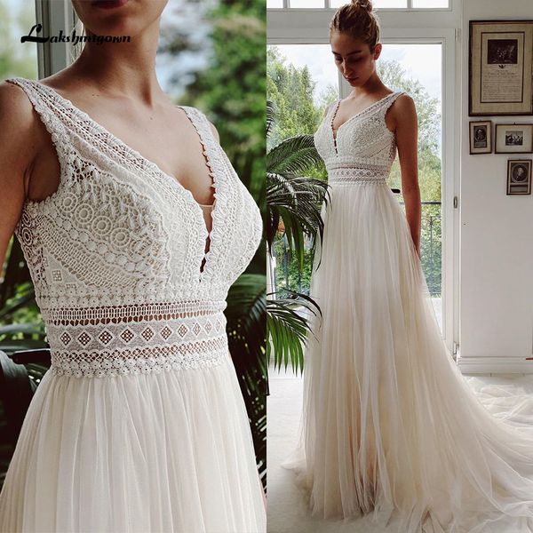 new vestido de novia boho es 2021 v neck beach lace wedding gowns elegant tulle a line bridal rof6, White
new vestido de novia boho es 2021 v neck beach lace wedding gowns elegant tulle a line bridal rof6, White