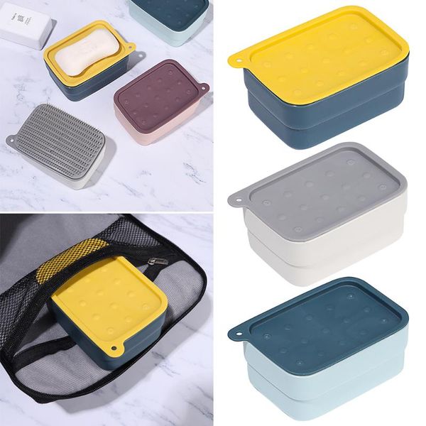soap dishes 2 in 1 portable travel case with cleaning brush waterproof box leachate sponge outdoor hiking supplies
soap dishes 2 in 1 portable travel case with cleaning brush waterproof box leachate sponge outdoor hiking supplies