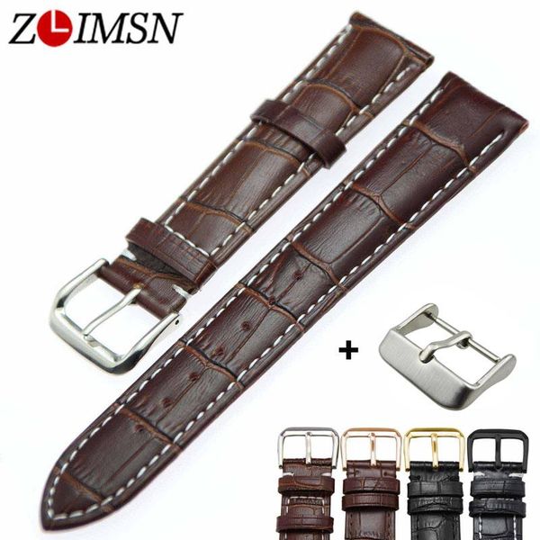 watch bands zlimsn brown black leather strap size 18 19 20 21 22 23 24 26mm bracelet stainless steel buckle for mens women, Black;brown
watch bands zlimsn brown black leather strap size 18 19 20 21 22 23 24 26mm bracelet stainless steel buckle for mens women, Black;brown