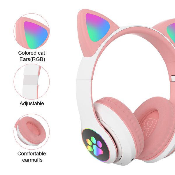 new rgb cat ear headphones blue-tooth fone bass noise cancelling adults kids girl headset port tf card casco mic gift
new rgb cat ear headphones blue-tooth fone bass noise cancelling adults kids girl headset port tf card casco mic gift