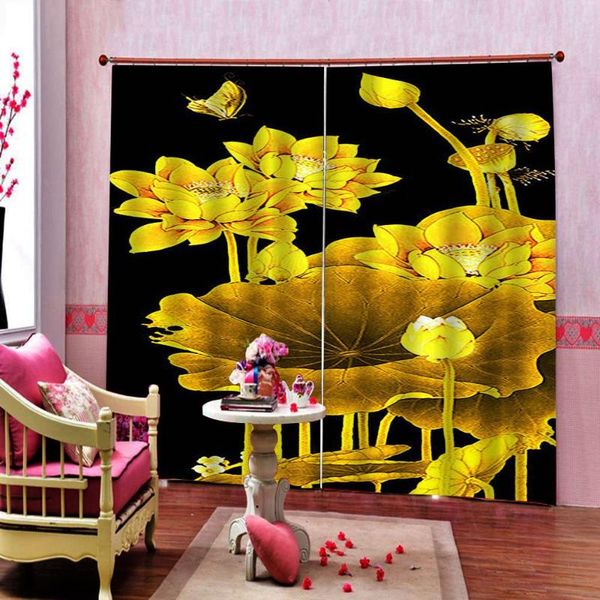 curtain & drapes chinese style golden lotus leaf 3d black background large window digital print for living room bedroom blackout
curtain & drapes chinese style golden lotus leaf 3d black background large window digital print for living room bedroom blackout