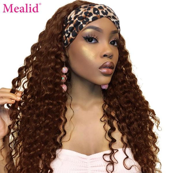 lace wigs mealid brazilian deep wave wig headband #4 color 180% density loose human hair scarf for women, Black;brown
lace wigs mealid brazilian deep wave wig headband #4 color 180% density loose human hair scarf for women, Black;brown