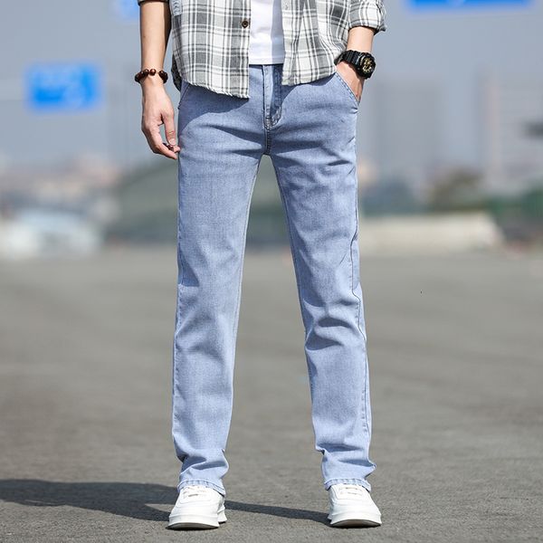 men's jeans straight mens denim stretch regular summer autumn for men big size 40 42 cnny, Blue
men's jeans straight mens denim stretch regular summer autumn for men big size 40 42 cnny, Blue