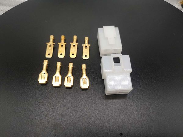 new 1 set of 4pin 6.3mm car connector kit male and female socket plugs for cars motorcycles Â
new 1 set of 4pin 6.3mm car connector kit male and female socket plugs for cars motorcycles Â