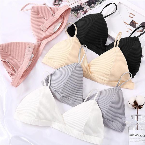 bras thin triangle bra for women lingerie wireless underwear push up solid color bralette female padded brasserie, Red;black
bras thin triangle bra for women lingerie wireless underwear push up solid color bralette female padded brasserie, Red;black