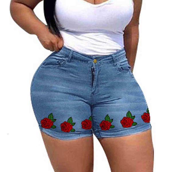 women's shorts shorts waist straight blue casual denim women summer 5xl plus size rose pattern cotton high stretch slim jeans s tzcy, White;black
women's shorts shorts waist straight blue casual denim women summer 5xl plus size rose pattern cotton high stretch slim jeans s tzcy, White;black