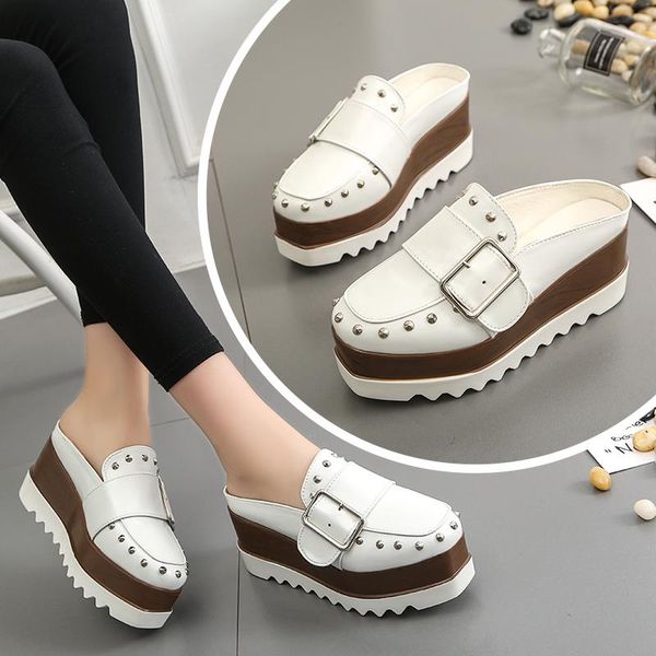 slides platform wedge slippers loafers height increasing shoes women moccasin mules wedges sandals for women shoes platform, Black
slides platform wedge slippers loafers height increasing shoes women moccasin mules wedges sandals for women shoes platform, Black