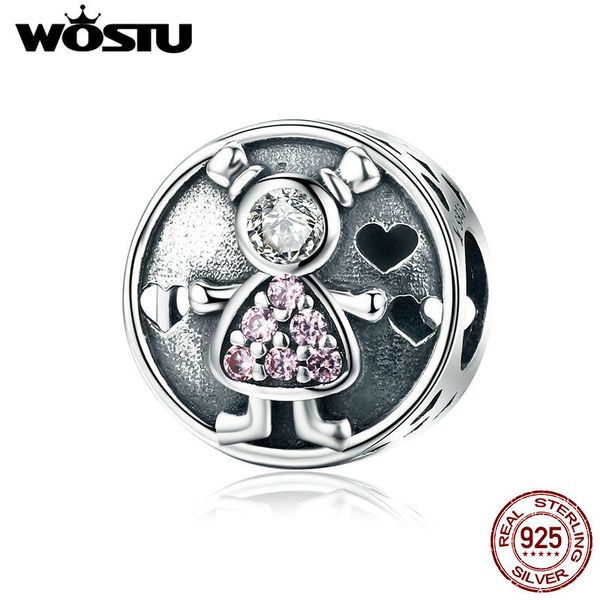 wostu romantic 925 sterling silver lovely child girl & boy sweet family charm beads fit bracelet for women diy jewelry cqc542 q0531, Black
wostu romantic 925 sterling silver lovely child girl & boy sweet family charm beads fit bracelet for women diy jewelry cqc542 q0531, Black