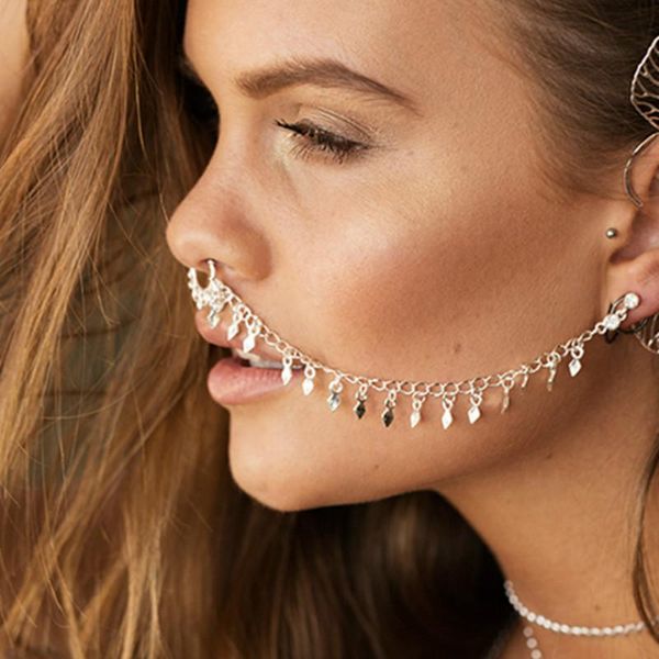 other nose ring chain, hanging disc hoop-ear chain tribal jewelry-celebrity jewelry, Slivery;golden
other nose ring chain, hanging disc hoop-ear chain tribal jewelry-celebrity jewelry, Slivery;golden