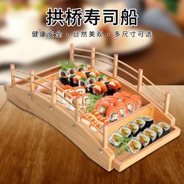 dishes & plates cuisine sushi bridge boats pine creative sashimi plate platter tableware decoration ornament set
dishes & plates cuisine sushi bridge boats pine creative sashimi plate platter tableware decoration ornament set