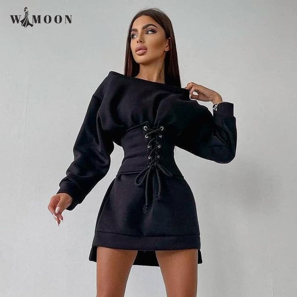 casual dresses waistband black long sleeve mini dress women 2021 autumn winter elegant party wihte green commute solid fashion, Black;gray
casual dresses waistband black long sleeve mini dress women 2021 autumn winter elegant party wihte green commute solid fashion, Black;gray