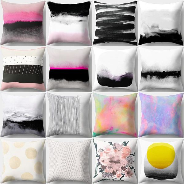 black geometric print cushion cover polyester decorative for sofa seat soft throw pillow case cover 45x45cm home decor
black geometric print cushion cover polyester decorative for sofa seat soft throw pillow case cover 45x45cm home decor