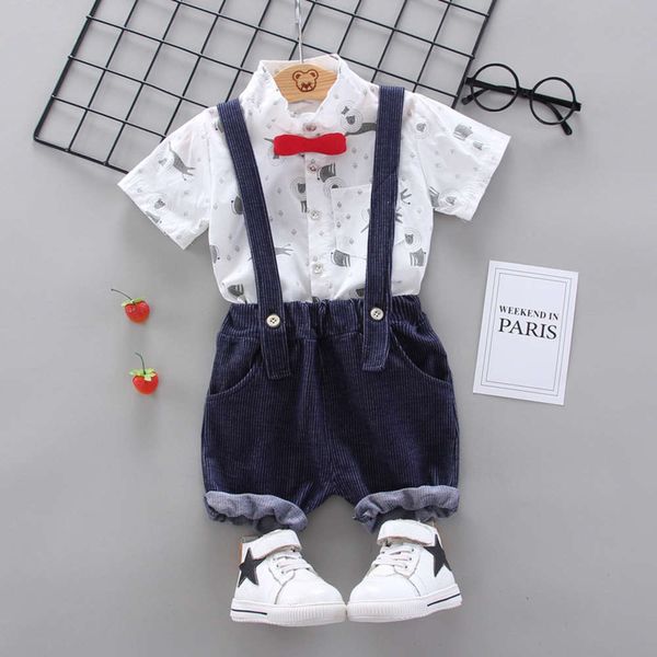 boys' 2019 foreign style baby's summer two piece handsome children's leisure pants suit, Blue
boys' 2019 foreign style baby's summer two piece handsome children's leisure pants suit, Blue