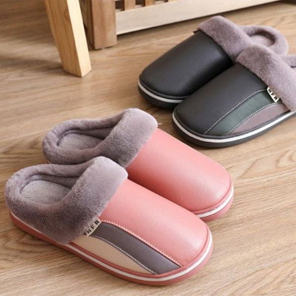 slippers women winter plush warm ladies leather non slip soft comfort shoes female sewing indoor bedroom couples floor footwear, Black
slippers women winter plush warm ladies leather non slip soft comfort shoes female sewing indoor bedroom couples floor footwear, Black