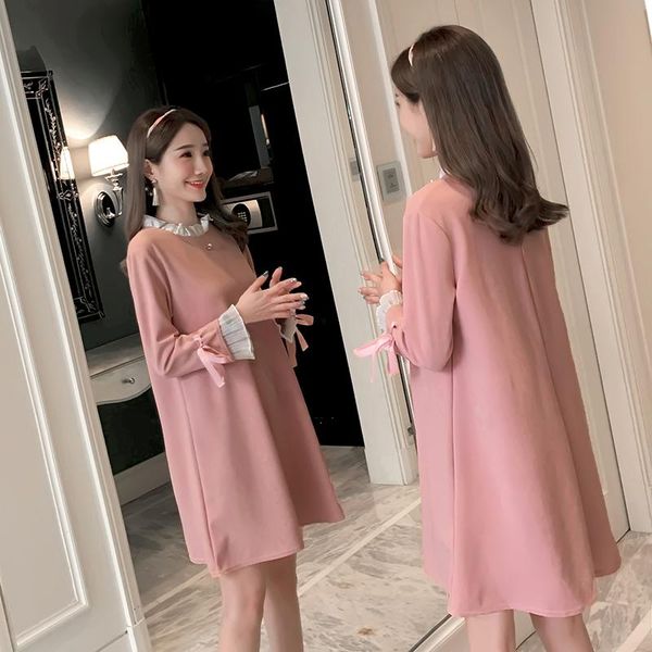 maternity dresses 9951# clothes spring autumn cotton long sleeve loose a line dress for pregnant women mom, White
maternity dresses 9951# clothes spring autumn cotton long sleeve loose a line dress for pregnant women mom, White