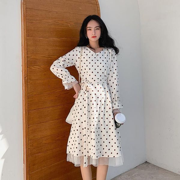 casual dresses yamdi spring summer party dress women korean long sleeve elegant woman 2021 loose a-line vintage o neck polka dot robe, Black;gray
casual dresses yamdi spring summer party dress women korean long sleeve elegant woman 2021 loose a-line vintage o neck polka dot robe, Black;gray