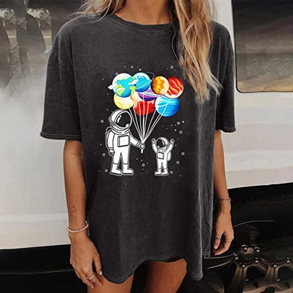 women's blouses & shirts 40# cartoon print short sleeve blouse casual o-neck lady cotton plus size loose for women, White
women's blouses & shirts 40# cartoon print short sleeve blouse casual o-neck lady cotton plus size loose for women, White