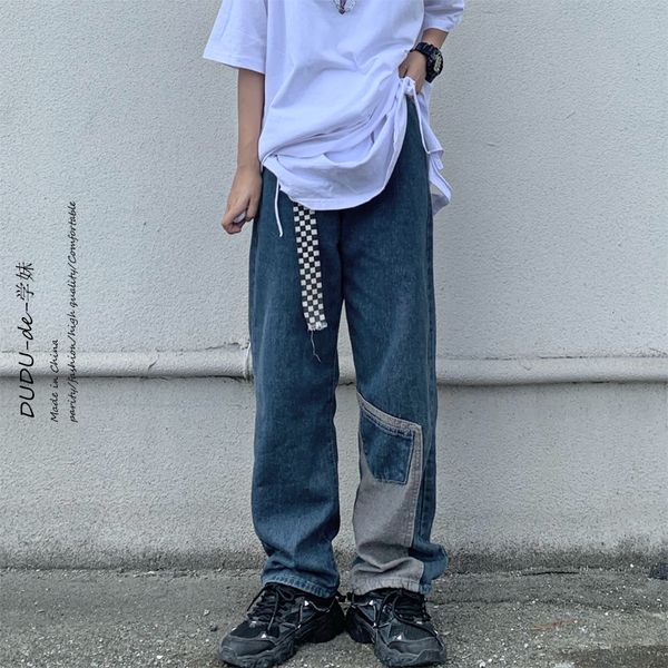 patchwork jeans mens harajuku denim trousers streetwear straight casual high waist loose pant baggy jeans homme cargo pants dcfr, Blue
patchwork jeans mens harajuku denim trousers streetwear straight casual high waist loose pant baggy jeans homme cargo pants dcfr, Blue