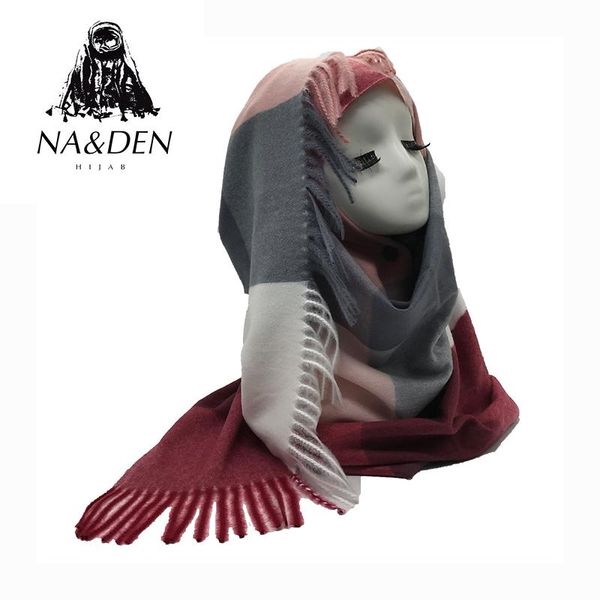 scarves pashmina est solid shawls grid printed bandana female viscose hijab long foulard head women autumn and winter scarf, Blue;gray
scarves pashmina est solid shawls grid printed bandana female viscose hijab long foulard head women autumn and winter scarf, Blue;gray