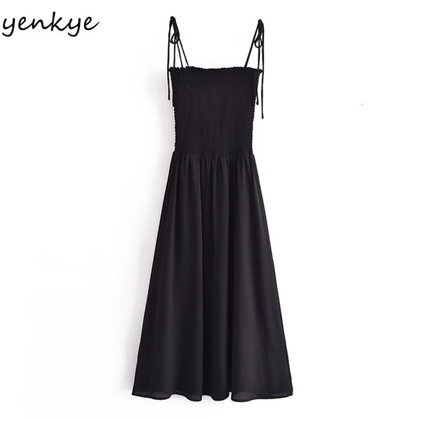 2021 new spaghetti strap black party women summer chiffon female night out vestido 576b, Black;gray
2021 new spaghetti strap black party women summer chiffon female night out vestido 576b, Black;gray