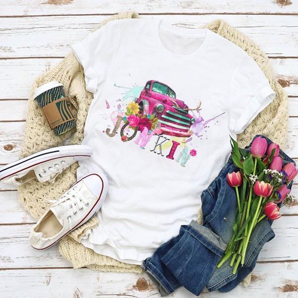 women graphic watercolor truck flower cute print summer shirt lady clothes t-shirt womens clothing tee female t shirt, White
women graphic watercolor truck flower cute print summer shirt lady clothes t-shirt womens clothing tee female t shirt, White