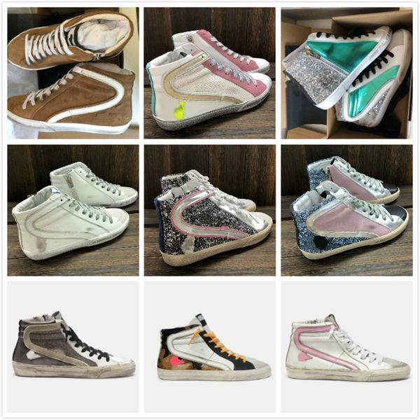 golden slide high sneakers designer shoes women luxury trainers goose sequin italy deluxe brand classic white do-old dirty men shoe, Black
golden slide high sneakers designer shoes women luxury trainers goose sequin italy deluxe brand classic white do-old dirty men shoe, Black