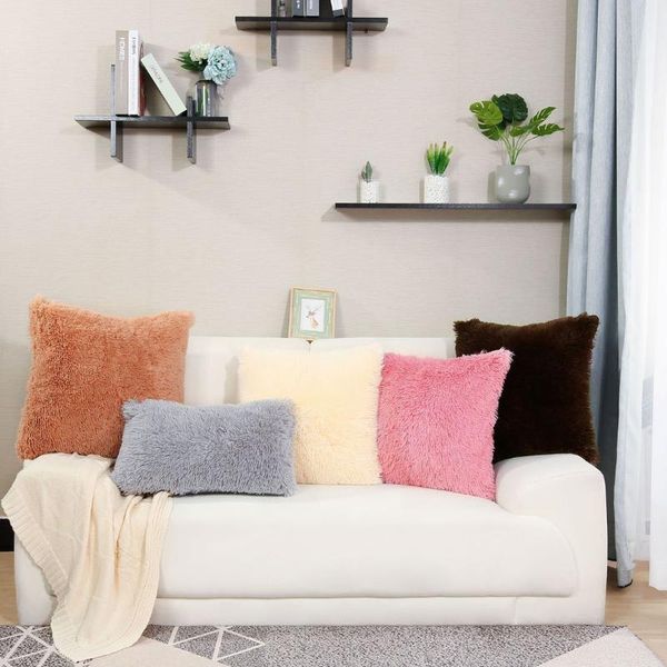 cushion/decorative pillow solid soft plush case for home decoration cushion cover 45x45cm chair-car-sofa decor throw covers 
cushion/decorative pillow solid soft plush case for home decoration cushion cover 45x45cm chair-car-sofa decor throw covers