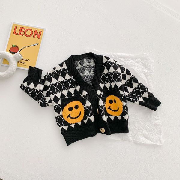 2021 kids smiley face plaid print swaeter new autumn winter toddler girl cardigan coat single breasted students casual clothes dqie, Blue
2021 kids smiley face plaid print swaeter new autumn winter toddler girl cardigan coat single breasted students casual clothes dqie, Blue