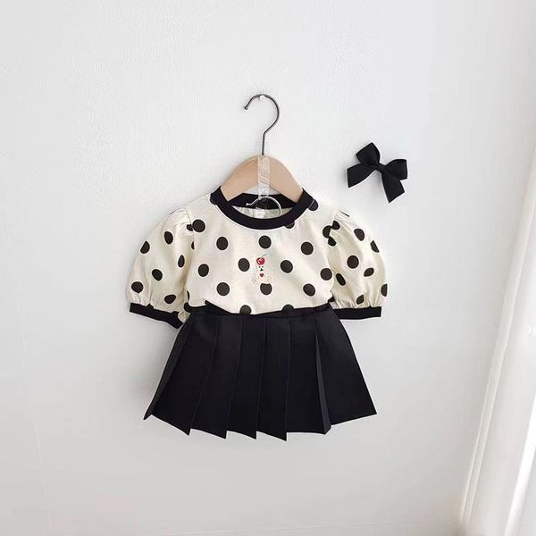 clothing sets 8030 baby girl clothes polka dot 2021 summer simple girls t shirt or thin pleated princess skirt 0-3t kids outfits, White
clothing sets 8030 baby girl clothes polka dot 2021 summer simple girls t shirt or thin pleated princess skirt 0-3t kids outfits, White
