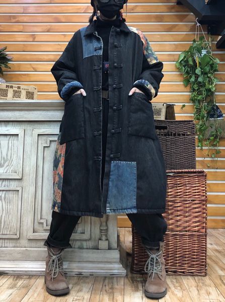 2021 Retro Button Denim Cotton-padded Jacket Winter New Printed Plus Size All Match Coat Women 0vqo, Black
2021 Retro Button Denim Cotton-padded Jacket Winter New Printed Plus Size All Match Coat Women 0vqo, Black