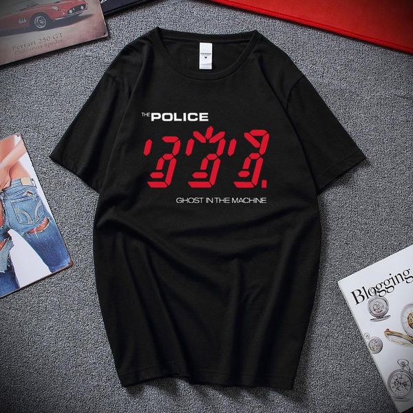 men's t-shirts the ghost in machine t shirt mens licensed rock n roll band tee fashion camiseta masculina 100% cotton, White;black
men's t-shirts the ghost in machine t shirt mens licensed rock n roll band tee fashion camiseta masculina 100% cotton, White;black