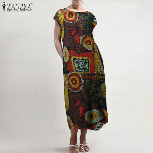 casual dresses fashion printed midi dress women's summer sundress 2021 zanzea short sleeve vestidos female o neck robe plus size s-5xl, Black;gray
casual dresses fashion printed midi dress women's summer sundress 2021 zanzea short sleeve vestidos female o neck robe plus size s-5xl, Black;gray