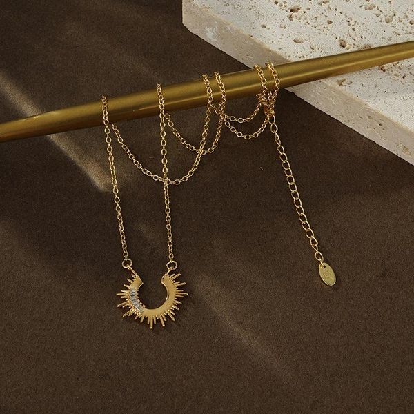 chains creative sweet sun flower pendant necklace golden chain choker women bijoux femme jewelry accessories, Silver
chains creative sweet sun flower pendant necklace golden chain choker women bijoux femme jewelry accessories, Silver
