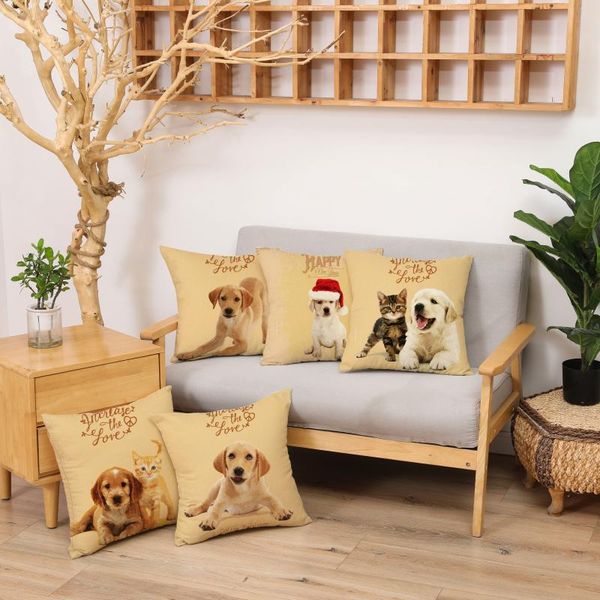 cushion/decorative pillow dog portrait series cushion cover living room sofa decorative 45x45cm linen / cotton
cushion/decorative pillow dog portrait series cushion cover living room sofa decorative 45x45cm linen / cotton
