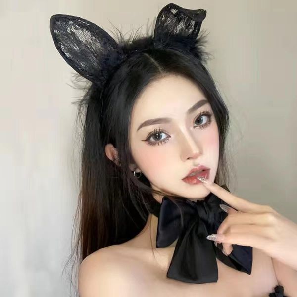 hair clips & barrettes black lace hollow ears headwear plush halloween cosplay ear headband sweet easter party accessories, Golden;silver
hair clips & barrettes black lace hollow ears headwear plush halloween cosplay ear headband sweet easter party accessories, Golden;silver