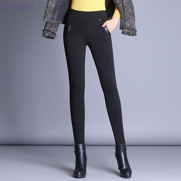 women's pants & capris 2021 winter warm plus velvet trousers women stretch slim high waist pencil 6xl size black trouser sweatpants, Black;white
women's pants & capris 2021 winter warm plus velvet trousers women stretch slim high waist pencil 6xl size black trouser sweatpants, Black;white