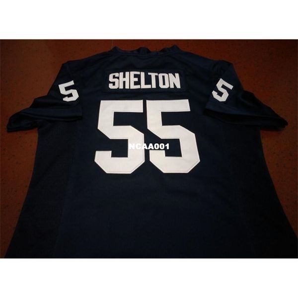 001 #55 antonio shelton white navy penn state nittany lion alumni college jersey or custom any name or number jersey, Black
001 #55 antonio shelton white navy penn state nittany lion alumni college jersey or custom any name or number jersey, Black