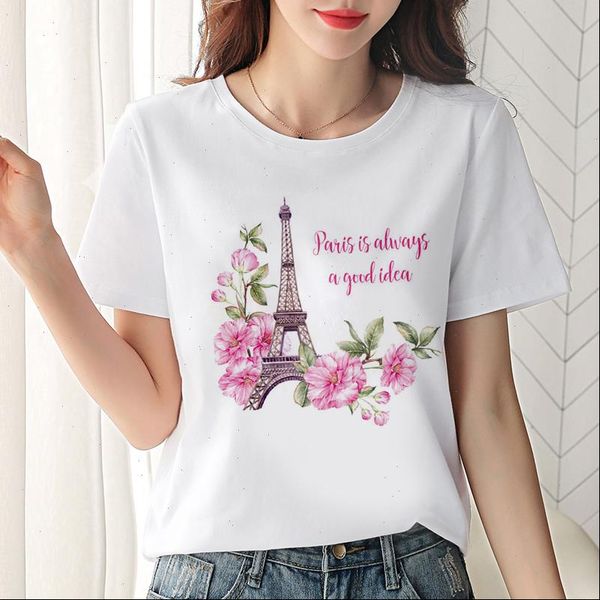 harajuku t shirt women 2021 new vogue eiffel tower printing tshirt leisure short sleeve summer style t shirt female clothing, White
harajuku t shirt women 2021 new vogue eiffel tower printing tshirt leisure short sleeve summer style t shirt female clothing, White