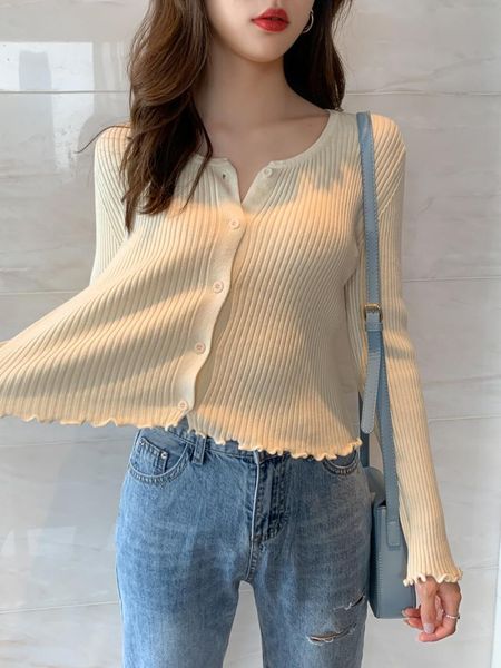 women's knits & tees ladies sweater slim knit autumn and winter wear cardigan women long sleeves, White
women's knits & tees ladies sweater slim knit autumn and winter wear cardigan women long sleeves, White