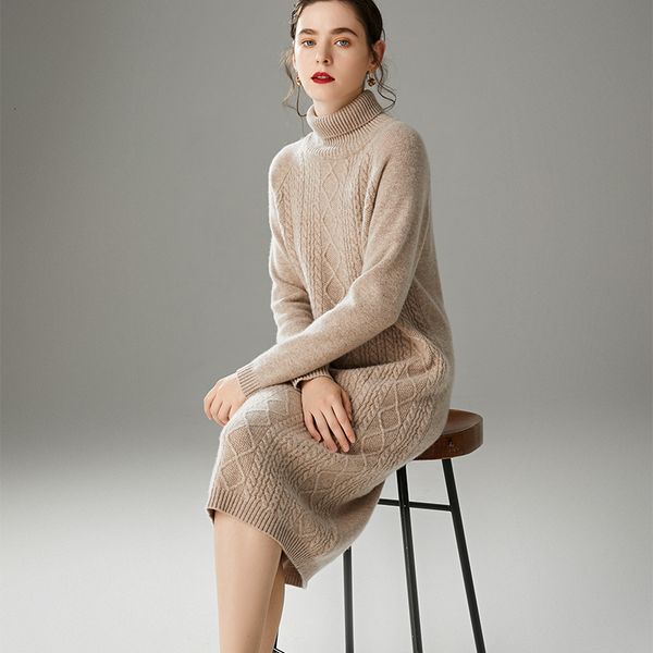 2021 new pullover knitting autumn winter women's casual 100% pure wool high collar thickened knit x76r, White;black
2021 new pullover knitting autumn winter women's casual 100% pure wool high collar thickened knit x76r, White;black