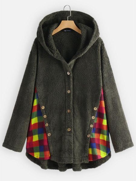 women's wool & blends women overcoats coral fleece coat long sleeve hooded blue green outwear jacket casual winter elegant overcoat, Black
women's wool & blends women overcoats coral fleece coat long sleeve hooded blue green outwear jacket casual winter elegant overcoat, Black